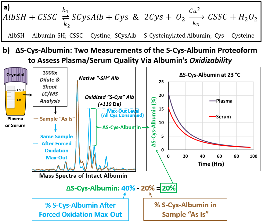 Delta S-Cys-Albumin Summary Figure