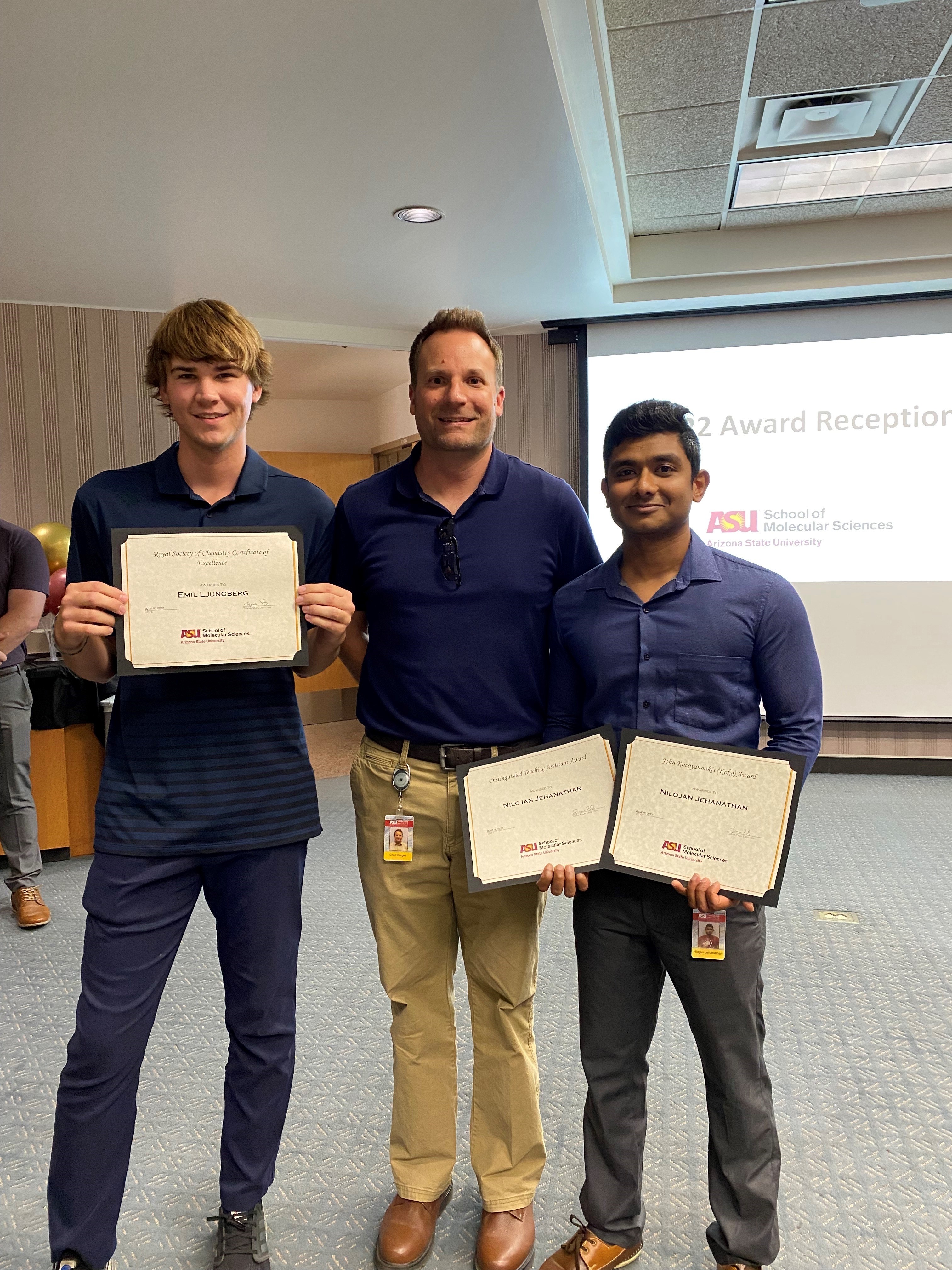 Emil, Chad, Nilo at Awards