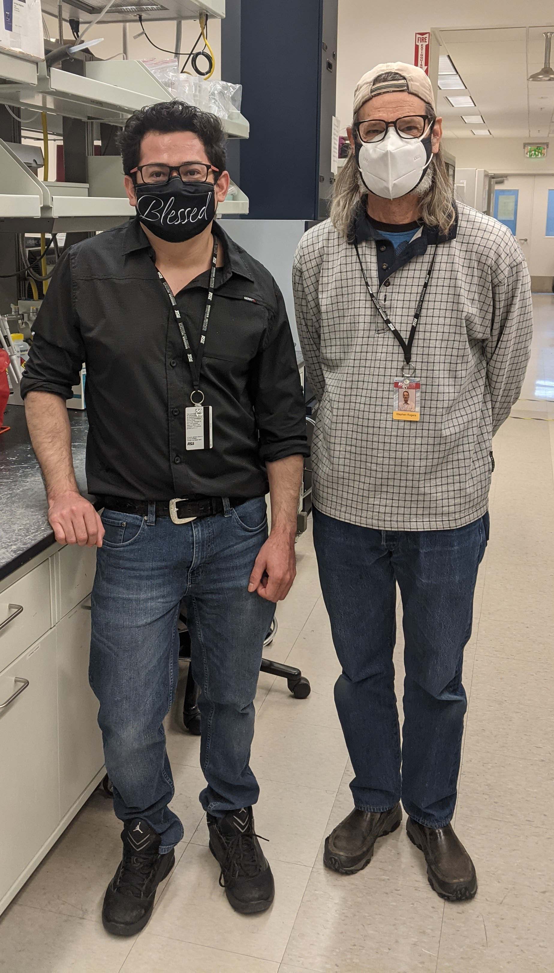 Jesus and Stephen in Lab