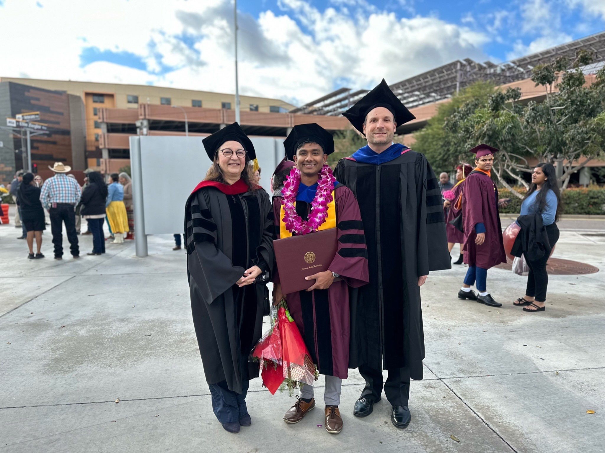 Tijana, Nilo, Chad at Graduation