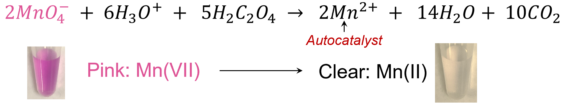 MnO4-Oxalate Chemical Reaction